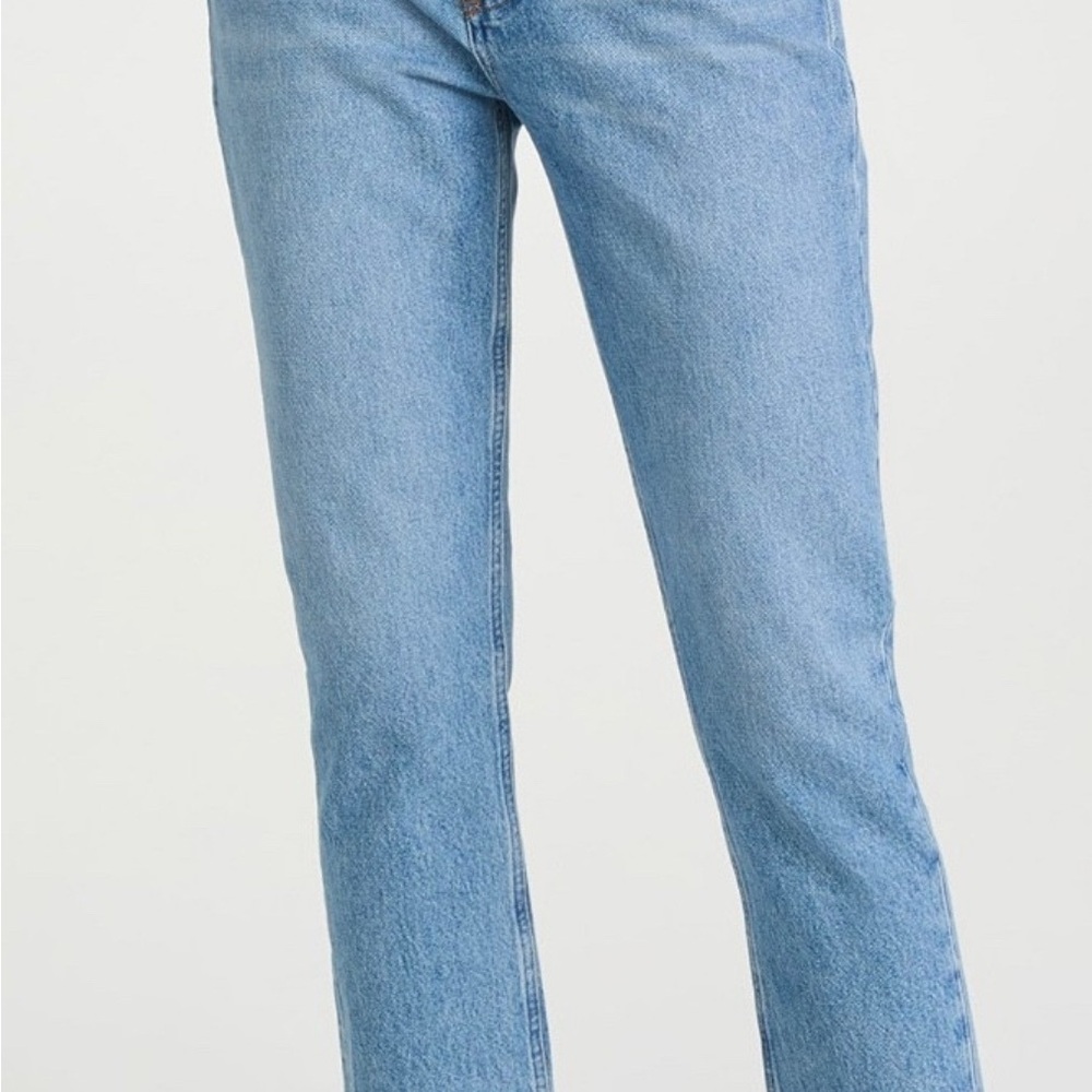 Agolde Light Blue Straight Leg Jeans